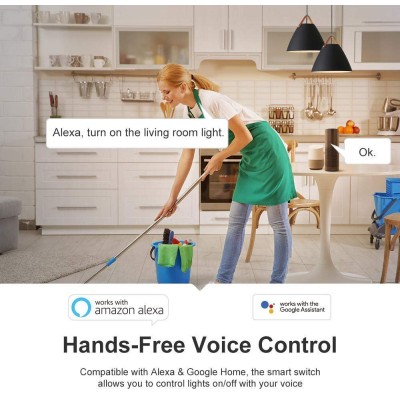 Imagine Technologies 30A(6600W) BLE + WiFi Smart Switch for AC, Geyser, Water Pump, Room Heater Heavy Duty Compatible with Alexa & Google Home iOS and Android Smart Life app