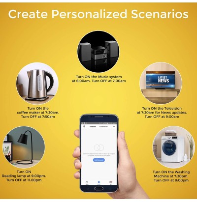 Imagine Technologies 30A(6600W) BLE + WiFi Smart Switch for AC, Geyser, Water Pump, Room Heater Heavy Duty Compatible with Alexa & Google Home iOS and Android Smart Life app