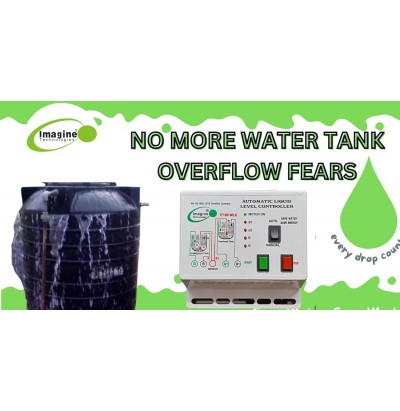 Fully Automatic Water Level Controller and Indicator With Dry Run Protection & Maintenance Free Magnetic Sensor