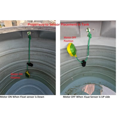 Fully Automatic Water Level Controller and Indicator with 2 Float Sensor