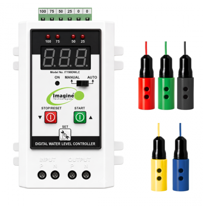 Fully Automatic Digital Display Water Level Controller with Motor Protection