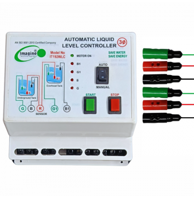 Fully Automatic Water Level Controller For Three Phase Motor IT192WLC 