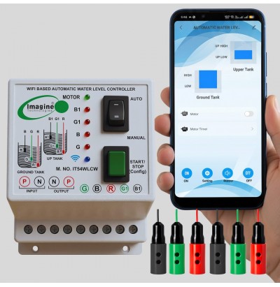 Smart WiFi Based Water Level Controller With Dry Run Protection
