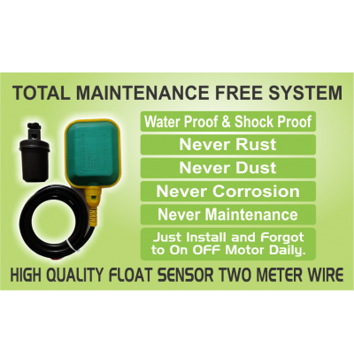 Fully Automatic Water Level Controller For Single Tank With Float Sensor MODEL NO-IT82WLCF