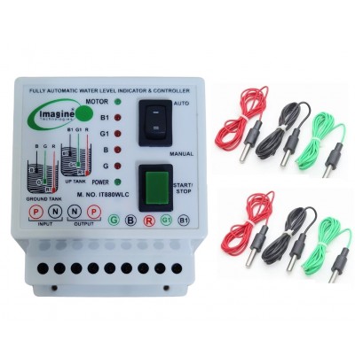 Fully Automatic Water Level Controller and Indicator With Dry Run Protection and Multi- Mode Control | Fully Automatic With Buzzer | Semi Automatic | Manual