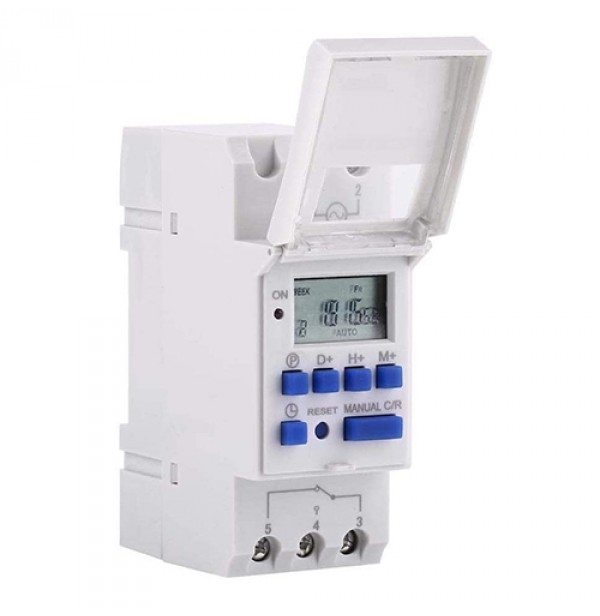 Digital LCD Display Control Timer Switch DIN Rail Type