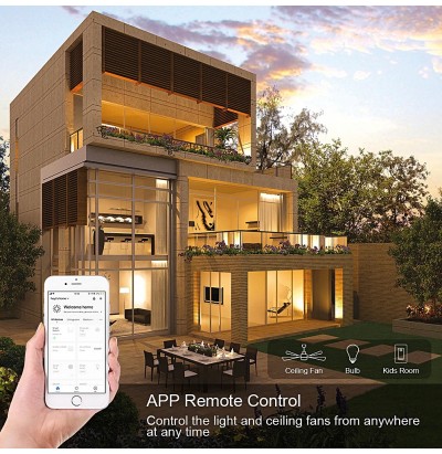 3 Light + 1 Fan Smart WiFi + RF Remote Control Retrofit Switch Module